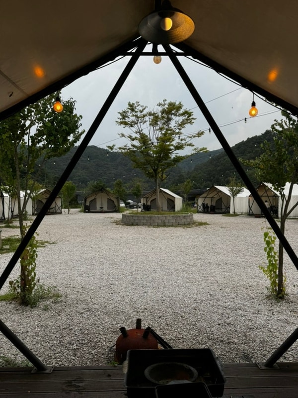 서울 근교 글램핑 • 포천캠핑장 • 호랑이캠핑 포천 산정호수점