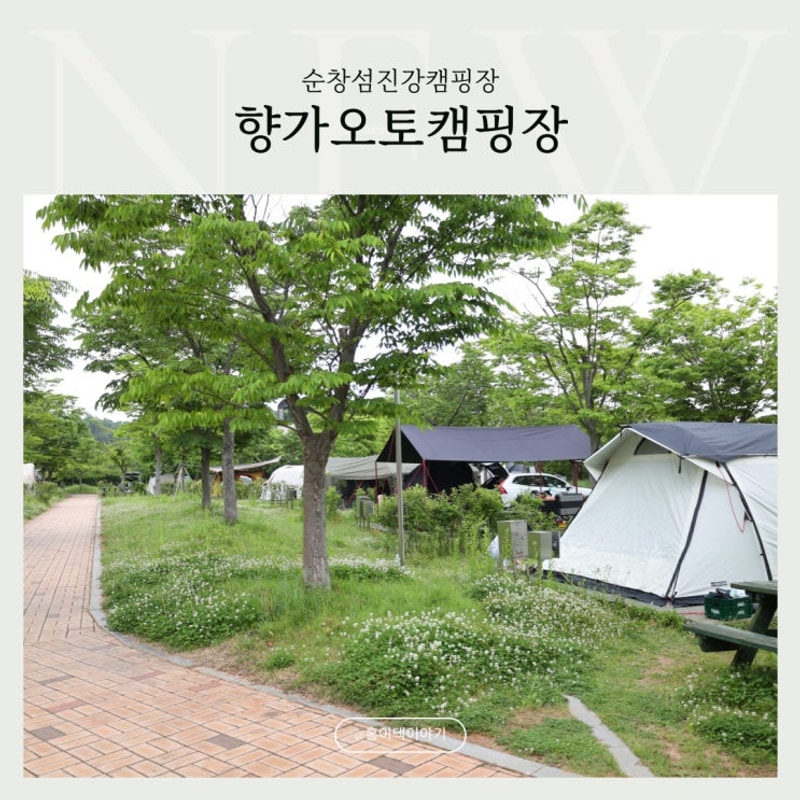 순창 섬진강 향가 오토캠핑장 대가족 캠핑장