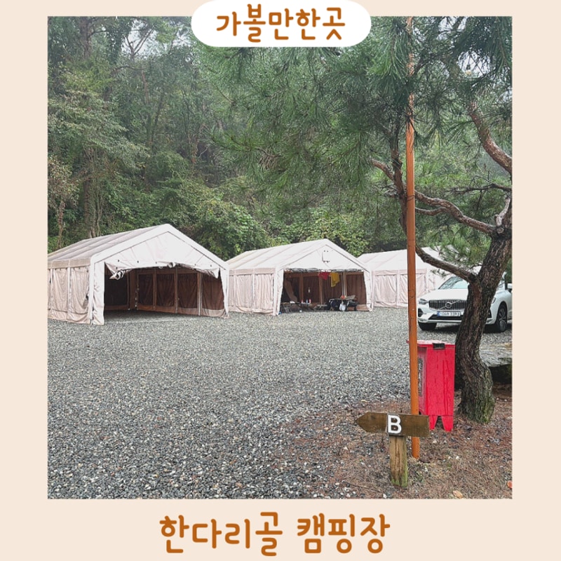 아이랑 가기좋은 원주캠핑장 추천 한다리골 캠핑장