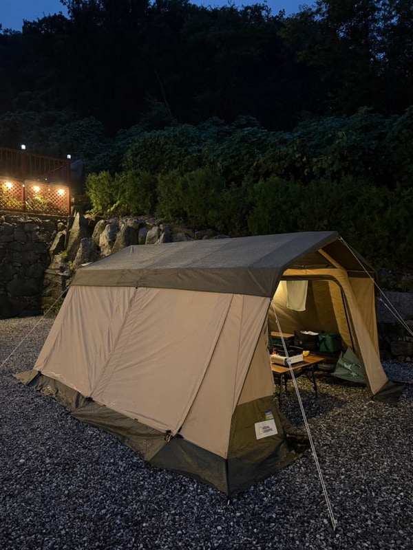 10월 연휴 2박3일 캠핑 - 양평 마중마을힐링캠프 캠핑장