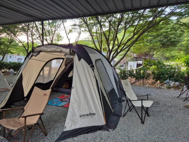 청도 계곡 캠핑장 조은자리캠핑장 아이들과 함께한 가족 캠핑