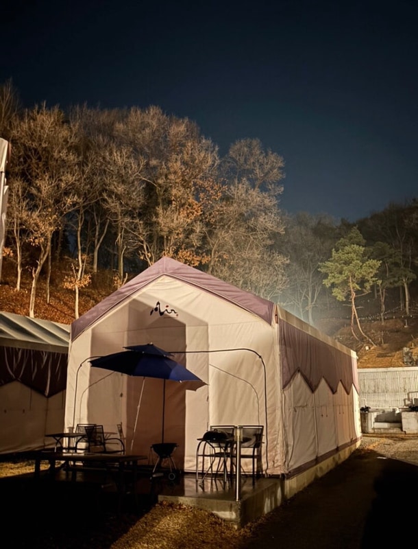 [청주]글램핑 더오창호(디럭스 B-3) 1박 후기 I 300일 기념...