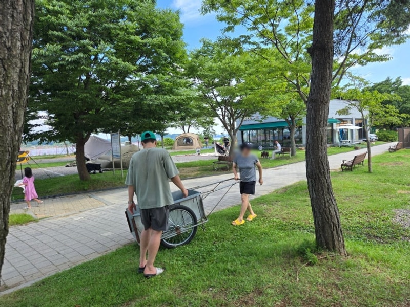 전북 익산 웅포관광지곰개나루터오토캠핑장 6월 캠핑 후기