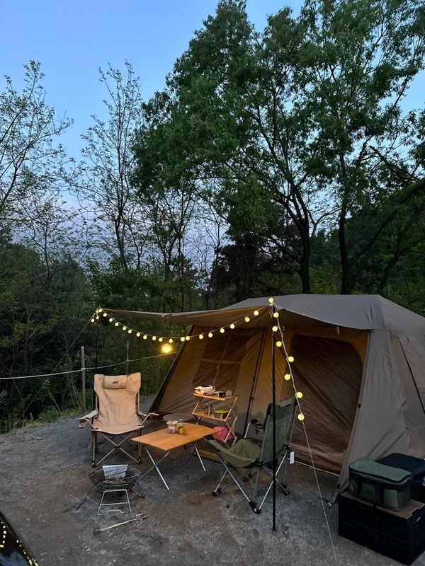 용인자연숲캠핑장 | 캠린이 첫 캠핑 이게 맞아? 나도 모르겠어