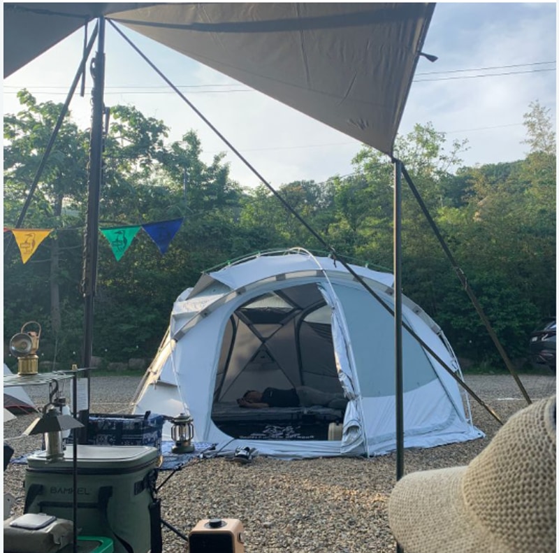 분위기좋은 울산캠핑장으로 경주 양남라라캠핑장에서...