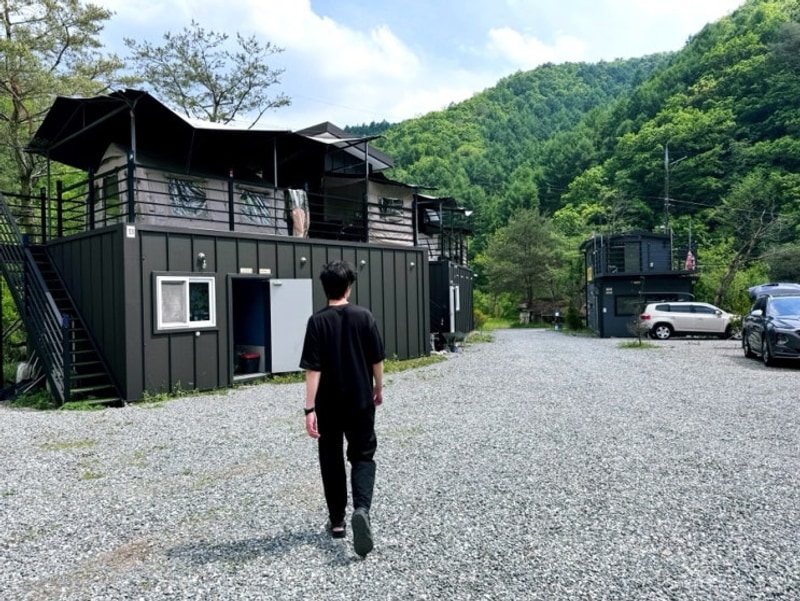 강원도 홍천 굿나잇 캠핑장 추천 계곡 텐트대여 개별화장실