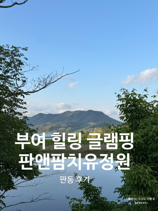부여 글램핑 추천 판앤팜치유정원 판동 힐링 여행 후기