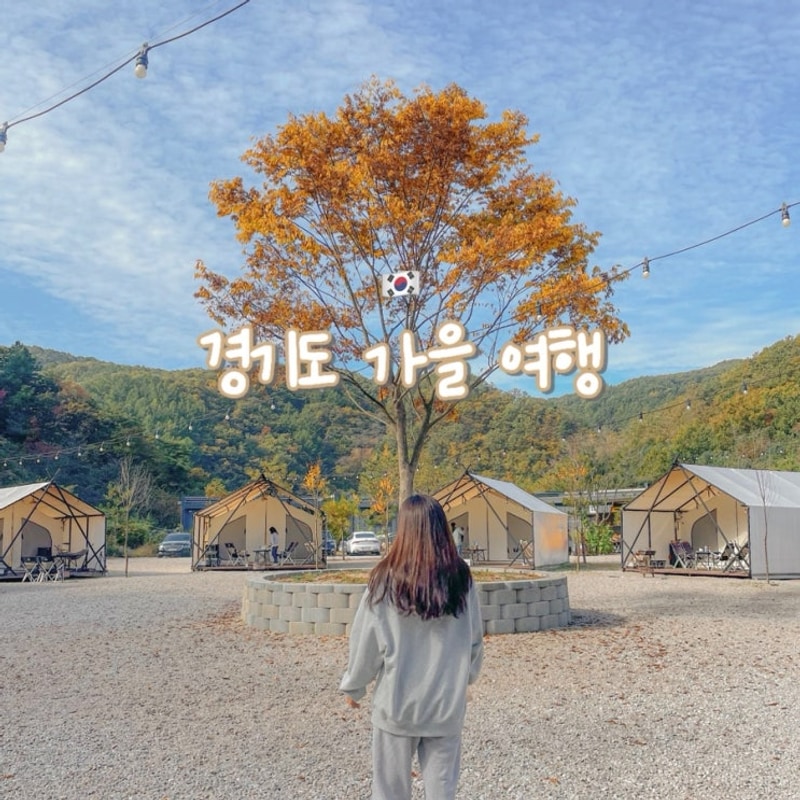 가을 감성 여행 포천 호랑이캠핑 · 산정호수 · 니지모리 스튜디오