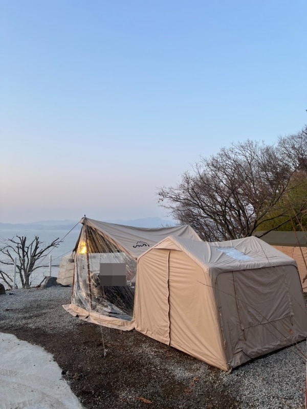 강화 씨사이드힐 오션뷰 캠핑장 커플3번 커플4번 스카이존...