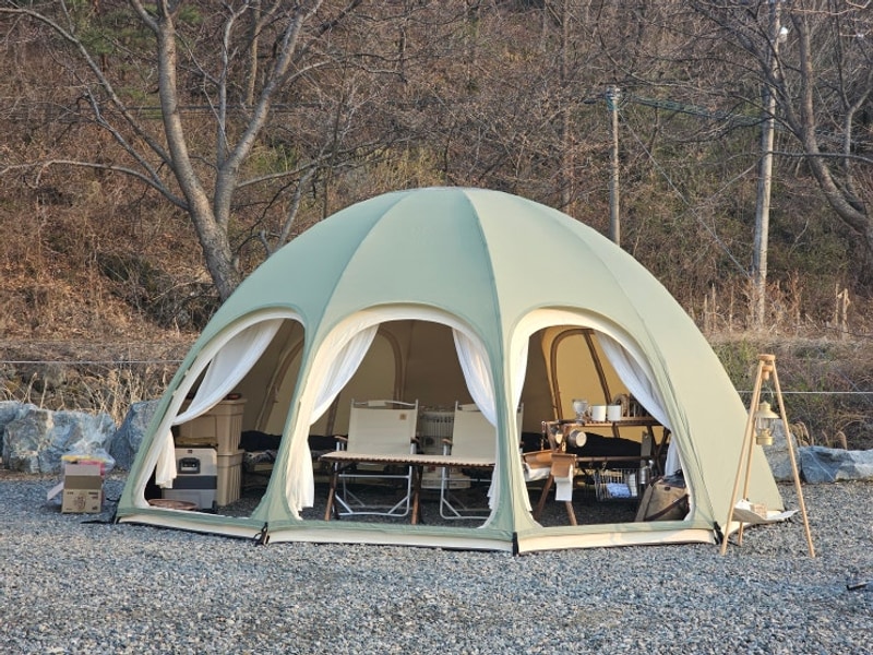 캠핑기록 14 [레트로스빅 / 괴산 북두칠성캠핑장]벚꽃없는 벚꽃캠