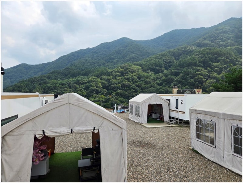 가평 글램핑 캠핑장 가화2372 카라반글램핑 가평 숙소