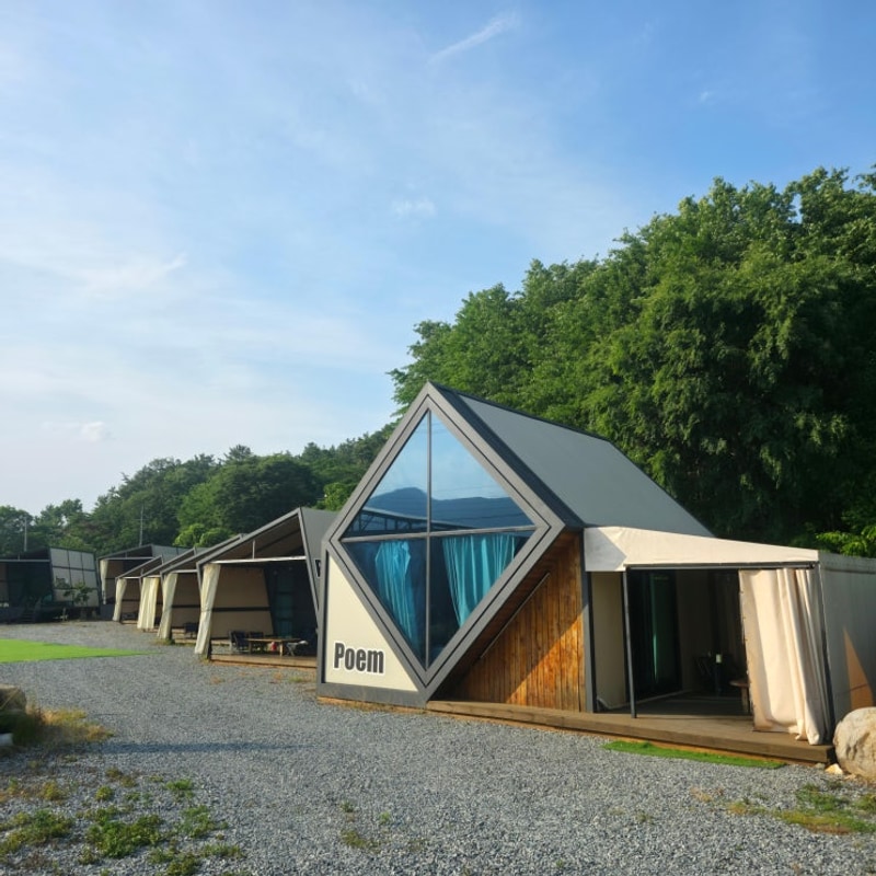 청도 글램핑 포엠 솔직 후기 고기 먹고 불멍까지 완벽한 하루