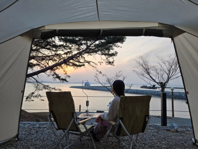오션뷰, 해루질, 낚시 가능 캠핑장! '보령 바다야놀자 캠핑장'