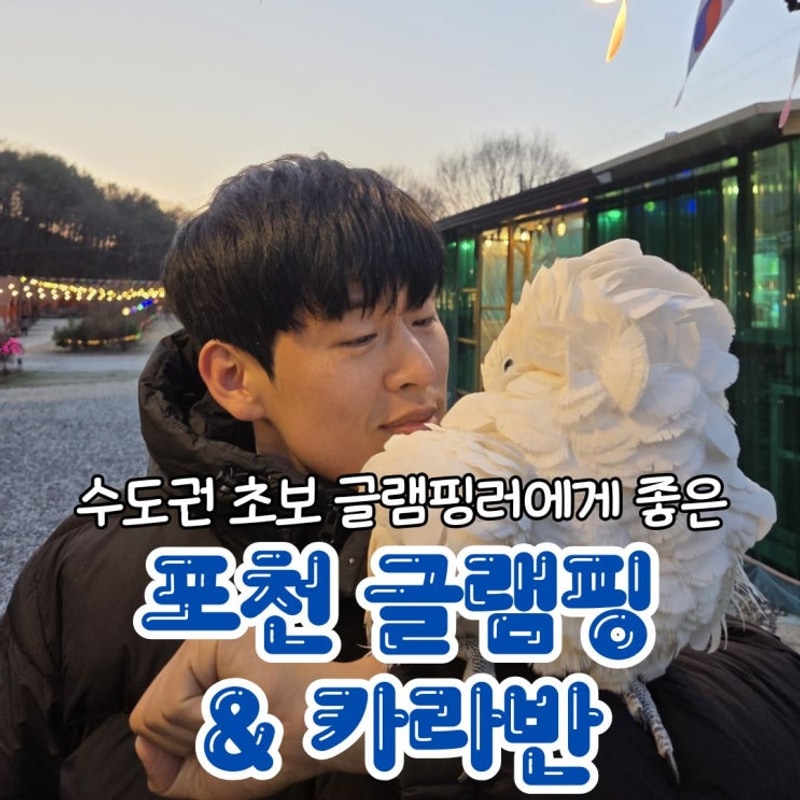 수도권 포천 글램핑 앤 카라반 리얼 후기