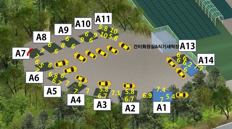 505펜션&캠핑(오공오) 배치도 1