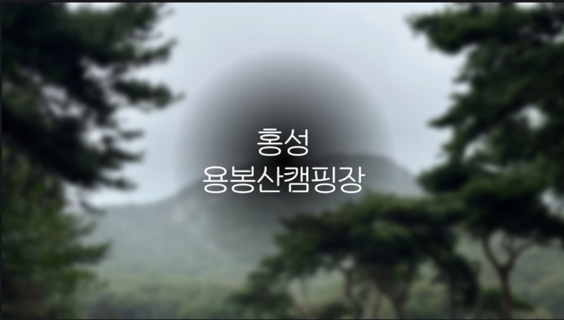 충남 홍성 깨끗하고 깔끔한데 친절까지 완벽한 _ 용봉산캠핑장