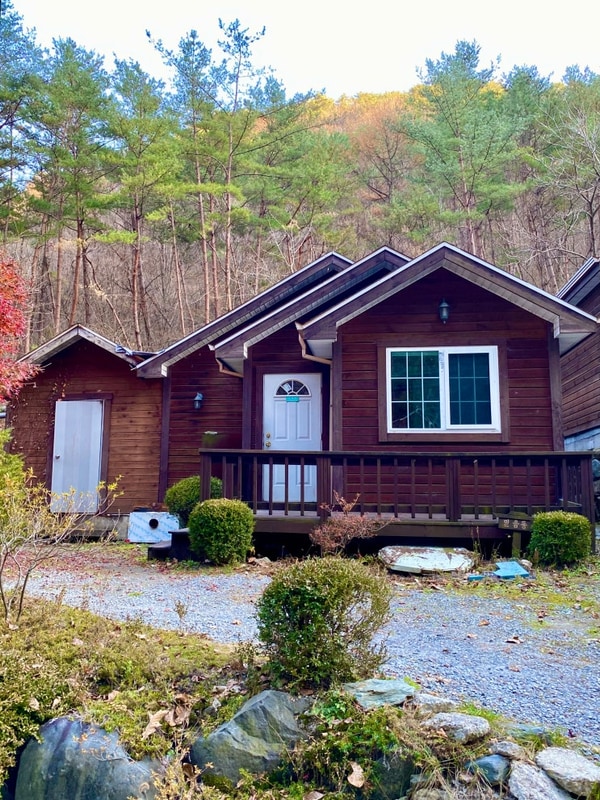 정선] 정선도원펜션&캠핑장 믿음동｜프라이빗 독채·계곡...