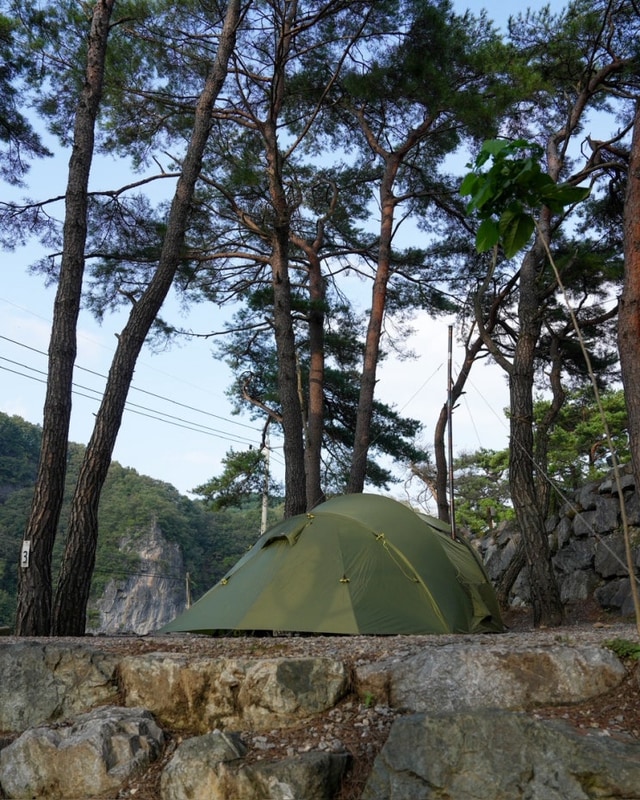 강원도 영월 한반도 캠핑장 오토 3 캠핑후기