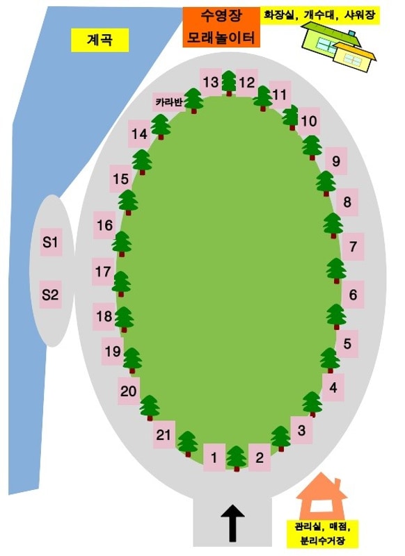 캠프 어라운드 배치도 1