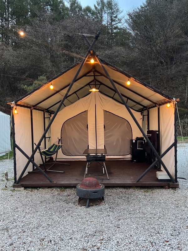 서울 근교 포천글램핑장 호랑이캠핑에서 따뜻한 겨울 캠핑...