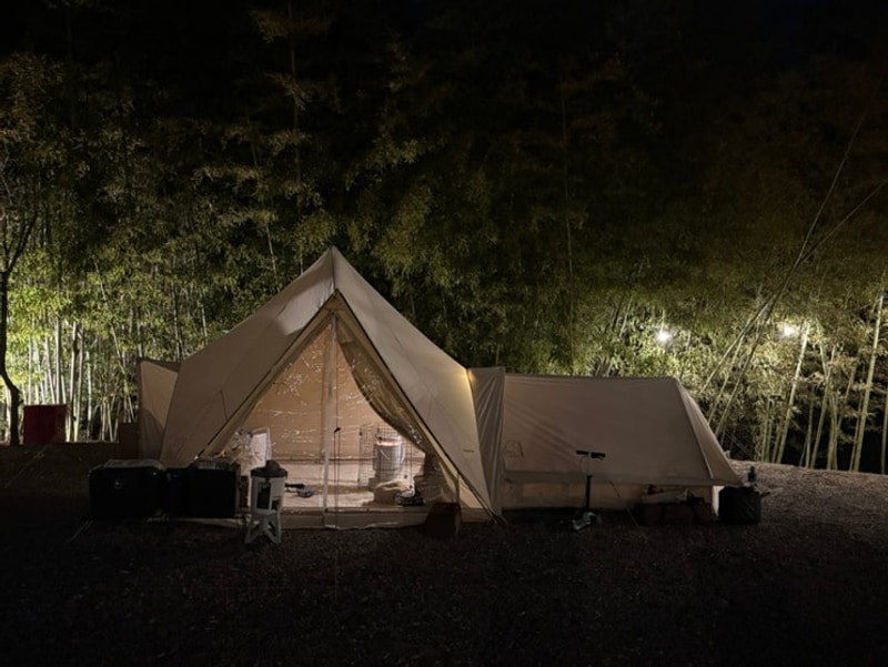 전남 담양 아이랑 벚꽃캠핑, 마루한캠핑장