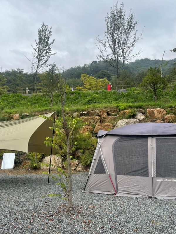 아이랑 캠핑 강원 홍천 캠핑장 오도치캠핑장 B3 사이트후기