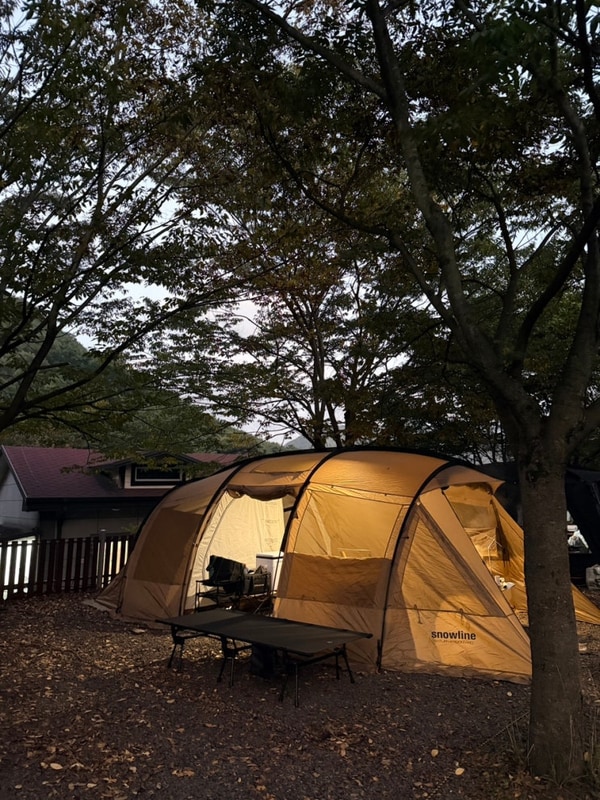 청도 그린나래 오토캠핑장에서, 가족과 함께한 가을의 여유