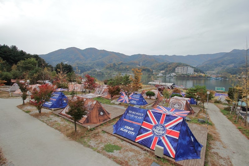 춘천 아이동반 가족여행 추천 캠핑장, 어반 슬로우시티! 카라반...