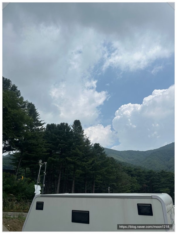 숲 속에서 조용히 힐링하고 온 제천 카라반 더그린 캠핑 후기 ⛺