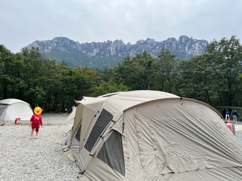 가을비 속 낭만 가득한 2박 3일 – 고성 캠핑느루