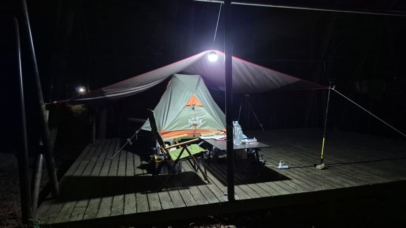 뱀사골에서 남원백두대간트리하우스야영장까지