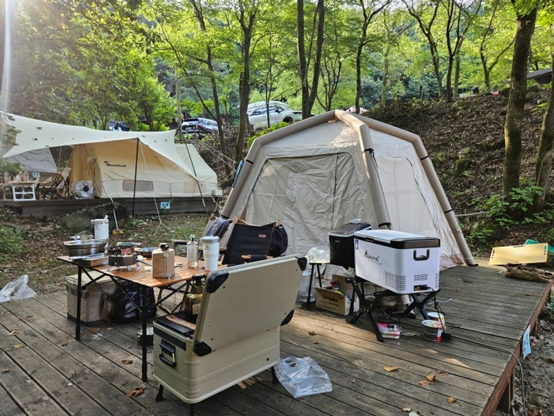 서울근교 계곡 캠핑장 추천 포천 각흘계곡캠핑