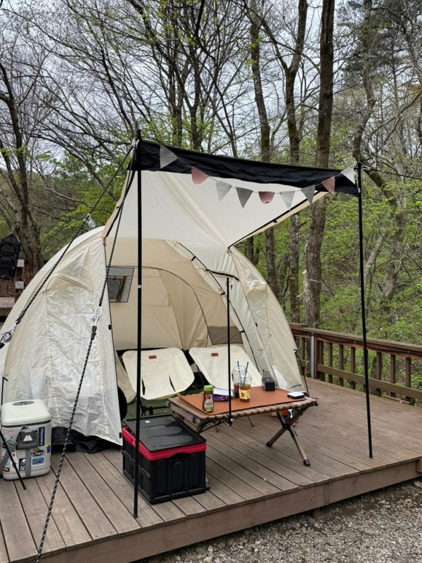 평창 오토캠핑장 강원도 계곡... 아름다운 펜션벨뷰&캠핑장