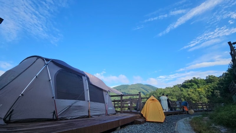 군위전투전승기념공원캠핑