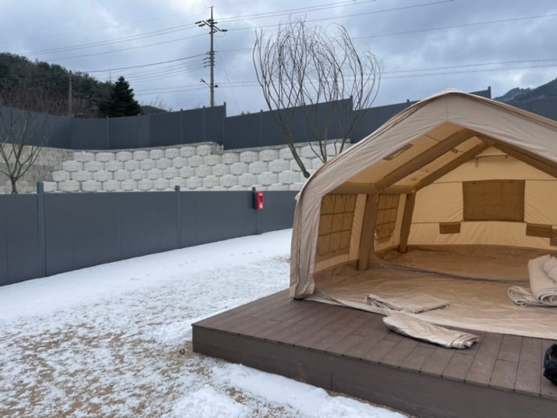 강원도 인제 개별 사이트 애견 동반 독차지(Dog ChaJi) 캠핑장...