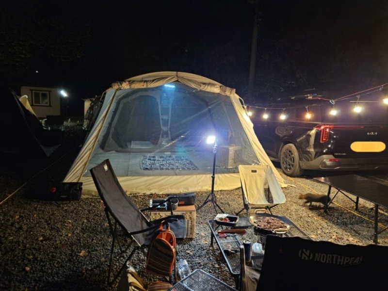 밀양VIP오토캠핑장/ 사이트 5번/ 밀양캠핑장/ 노스피크...