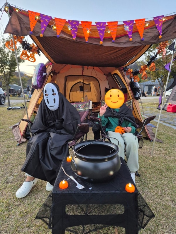 경북 의성 고운마을캠핑장(+할로윈캠)