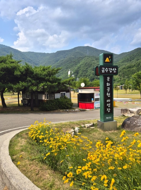 성주 "금수 문화 공원 야영장", 캠핑장 (애견 동반&캠핑카&계곡)...