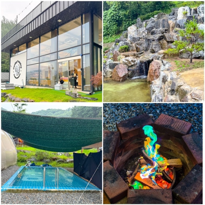 대전근교 천안 캠핑장과 펜션을 동시에! 계곡있는 몽키캠핑장