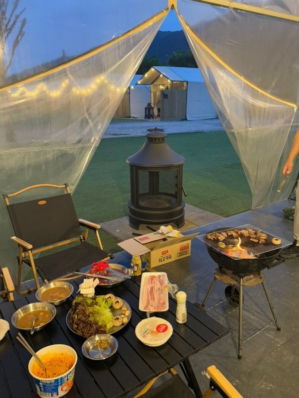 포천 글램핑 | 메이플글램핑카라반 2호점 독채글램핑, 야외...