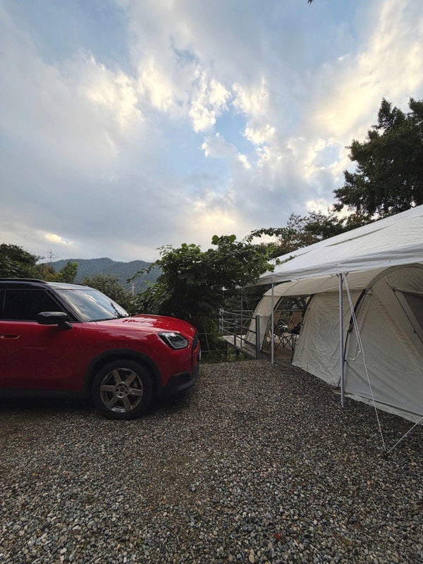 양평 캠핑장 약수동산 캠핏 이지캠핑 후기(feat.컨트리맨S)