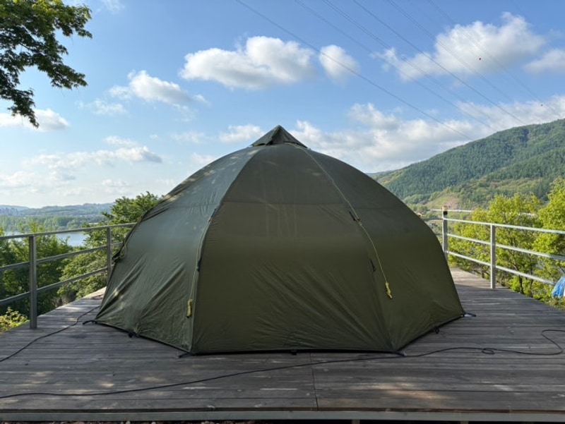 뷰 좋은 양평 약수동산 캠핑장 재방문 후기 명당 사이트 추천