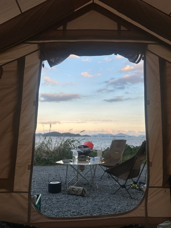 경남 창원 마산 안녕오토캠핑장, 19번 사이트 재재재방문 후기