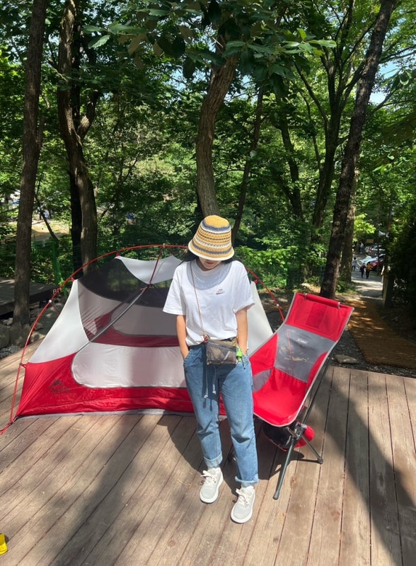 안양 가볼만한곳 병목안캠핑장 제2캠핑장 데크 B2 후기