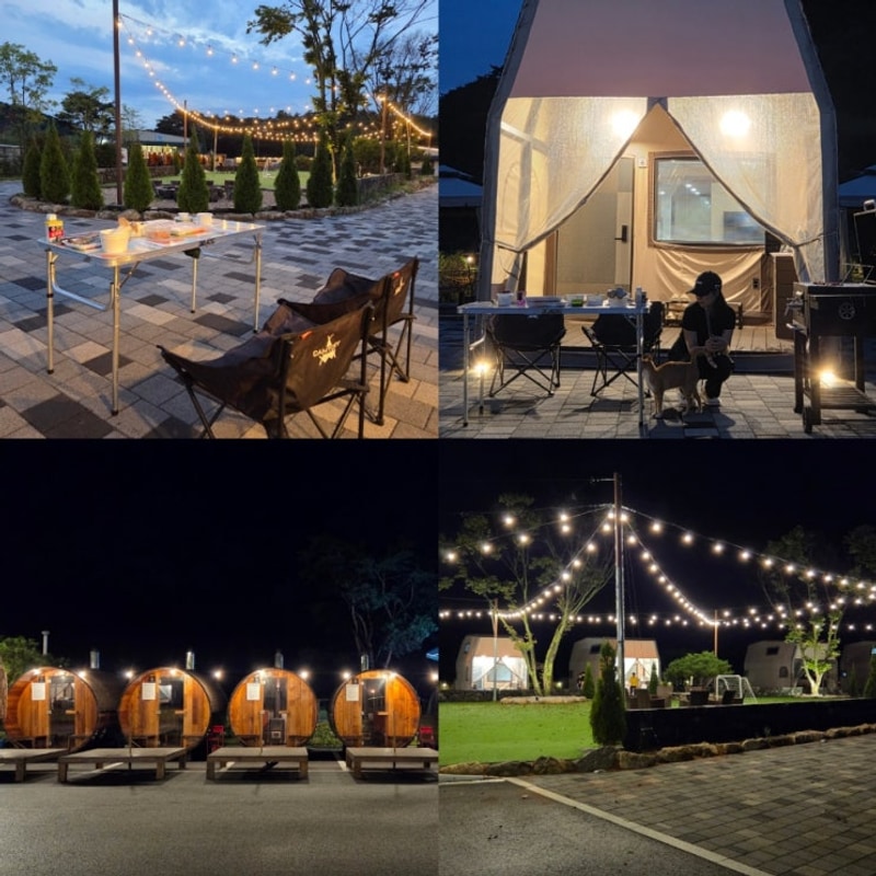 내돈내산 원주 여행 가족 펜션 라하글램핑 펜션 카페 사우나...