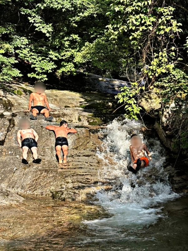 포천 국망봉 자연휴양림 캠핑장 후기.(A 사이트)｜계곡물놀이...