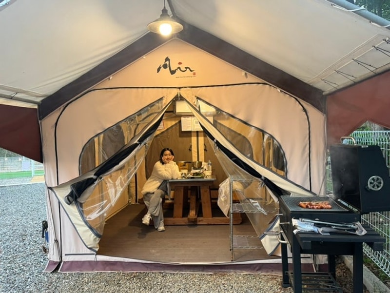 천안 야외 바베큐 깨비깨비 캠핑 식당 소노벨 근처