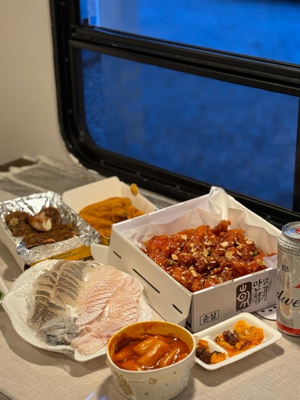 속초 글램핑 카라반 야외 바베큐 가능한 곳 203호 뉴욕카라반