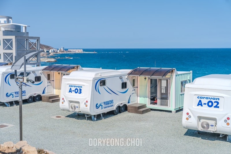 경주 가족여행 숙소 뷰델카라반 펜션