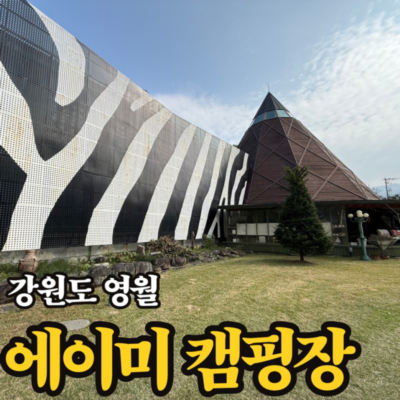 <강원도 영월>미술관이 있는... 가기 좋은 캠핑장 에이미 캠핑장